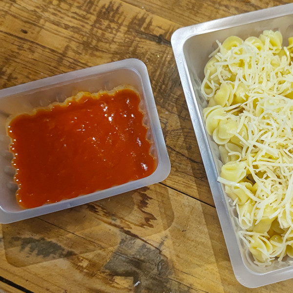 Bandeja de plástico para delicatessen 250 ml envases de plástico alimentos diferentes tamaños