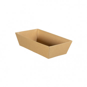 Bandeja de cartón kraft 230 ml