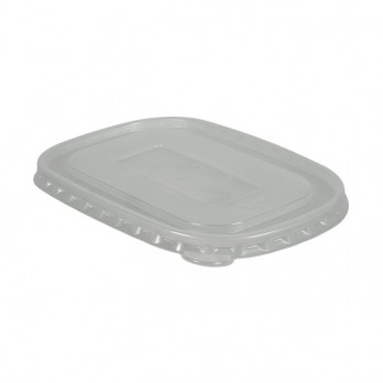 Tapa de PP para bandejas de fibra de bambú de 580 ml y 750 ml