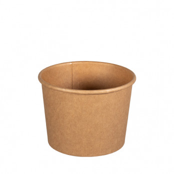 Bote de sopa de cartón Kraft 360 ml/12 oz
