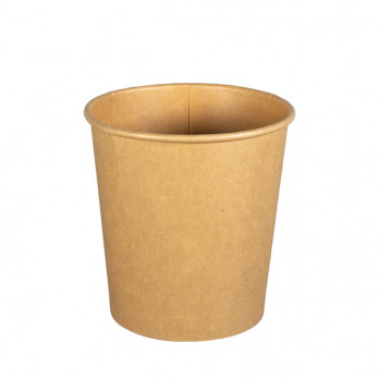 Olla sopera de cartón kraft 480 ml/16 oz