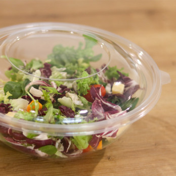 Ensaladera de plástico transparente 2,2 L