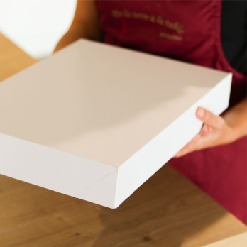 Caja bandeja de cartón para catering 28 x 42 cm