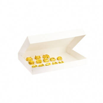 Caja de cartón para bandejas de catering de 19 x 28 cm
