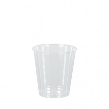 Vaso redondo transparente reutilizable 5 cL