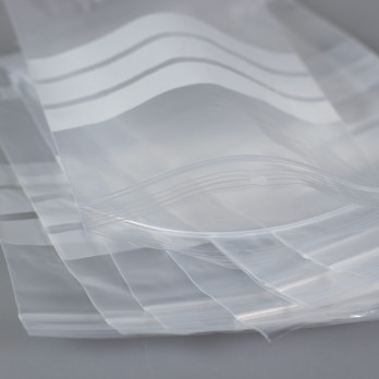 Bolsa de plástico ZIP para platos de muestras de 12 x 18 cm