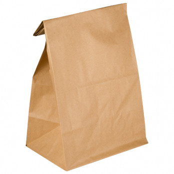 SOS bolsa de papel kraft sin asa 20 x 16 / 40 cm