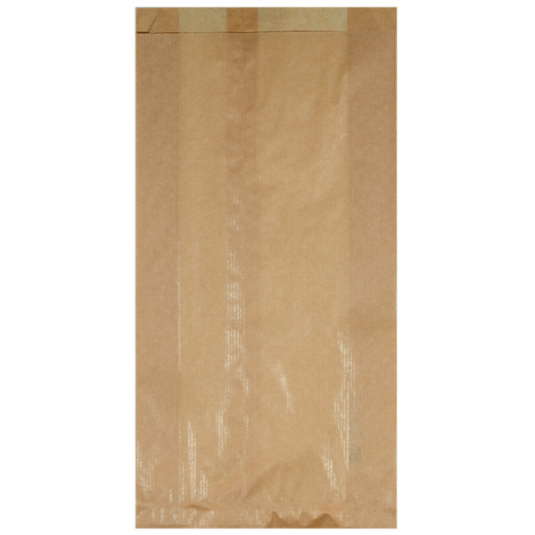 106 bolsa de papel kraft para croissants 19 + 6 x 34 cm