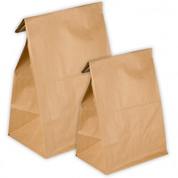 SOS bolsas de papel kraft sin asas