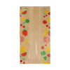 Bolsa para frutas y verduras 1 kg en papel kraft 14 + 9 x 26 cm