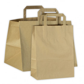 Bolsas de papel kraft con asas