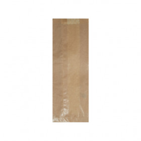 Bolsa 2 palillos tradicionales de papel kraft 12 + 6 x 32 cm