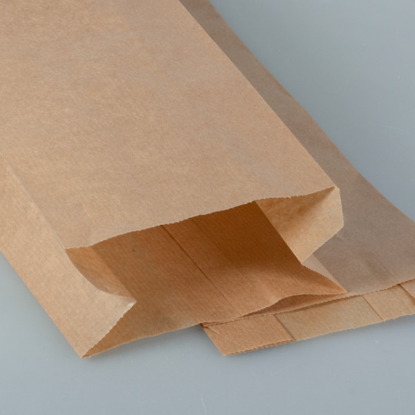 Bolsa de papel kraft ecológico para 2 baguettes