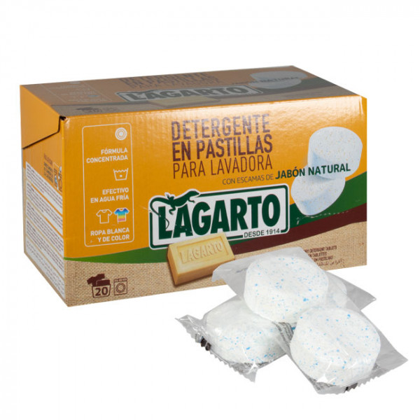 Detergente en pastillas de 30 g