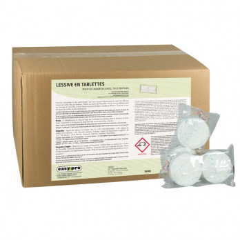 Pastillas detergente polvo lavado textil 10 kg - 166 dosis