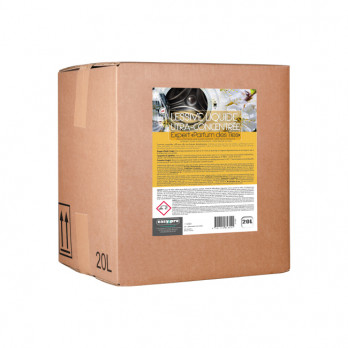 Detergente líquido ultraconcentrado perfume Islas. Bolsa de 20L en caja. Bag in Box