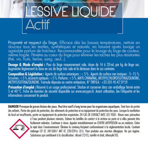 Detergente líquido Actif 20 L