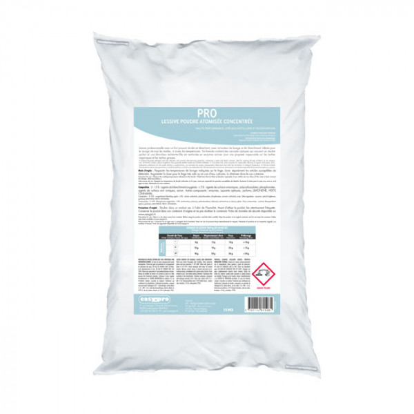 Detergente en polvo Pro, 15 kg
