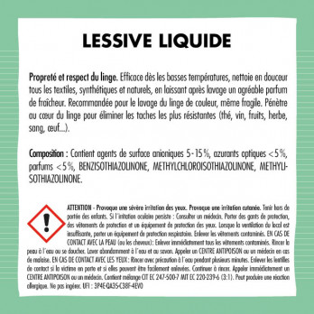 Detergente líquido clásico en dosis de 75 ml