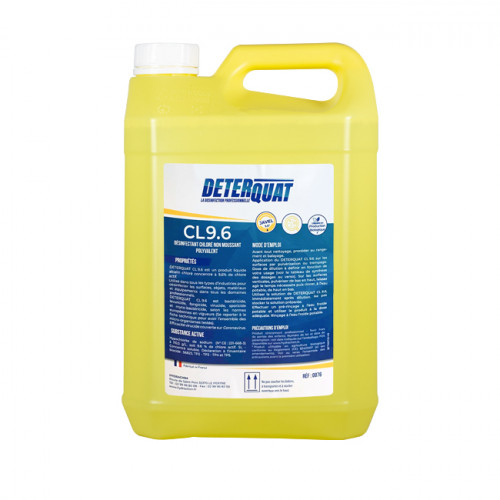Lejía concentrada 9,6% 5 L