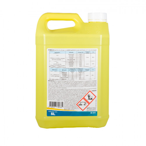 Lejía concentrada 9,6% 5 L