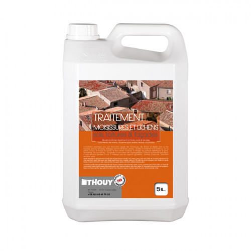 Tratamiento de musgos y líquenes en tejados y fachadas 5 L