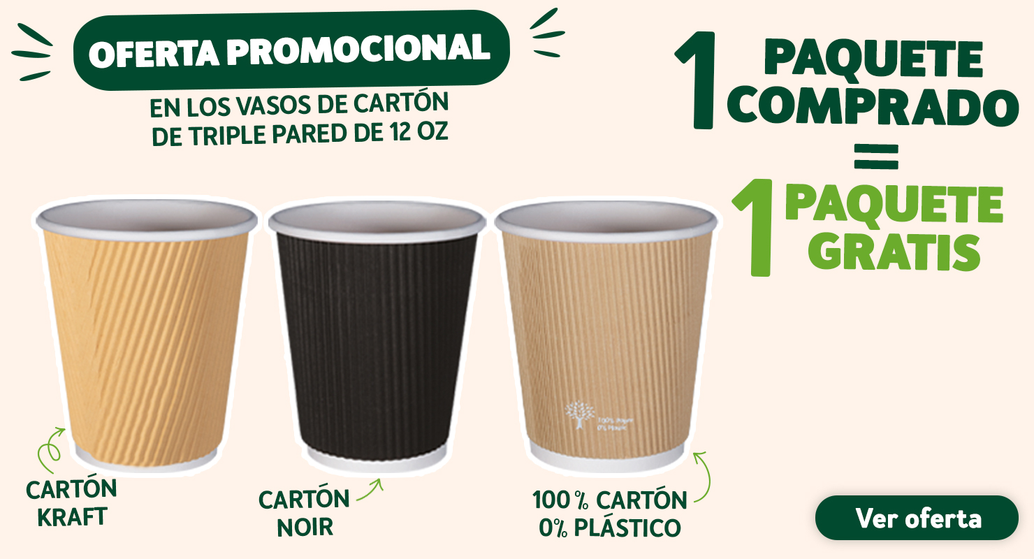 Vasos de cartón grueso para bebidas muy calientes
