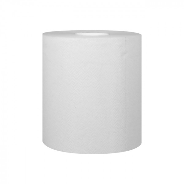 Bobina de guata pura de 2 capas Maxi y bobina de limpieza.