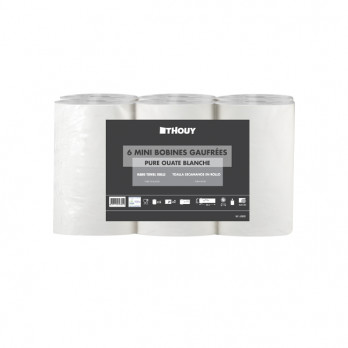 Bobina MINI Papel Limpieza y Secado T200 Calidad Extra 60 metros x 6 rollos