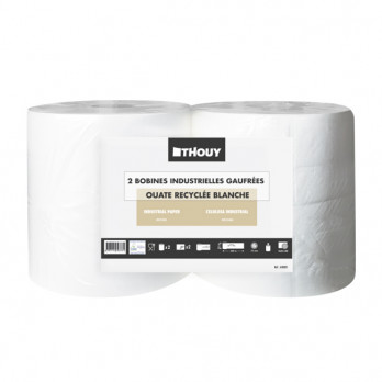 Bobina industrial de 2 capas - Guata reciclada - 240 m