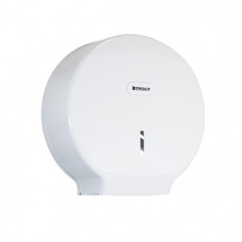 Dispensador Portarrollos Papel higiénico Jumbo maxi - Plástico ABS blanco