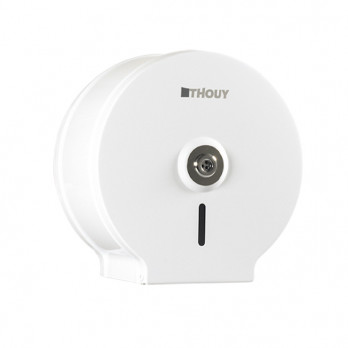 Dispensador Portarrollos Papel higiénico Jumbo maxi - Metal blanco