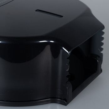 Portarrollos mini jumbo - Plástico ABS negro