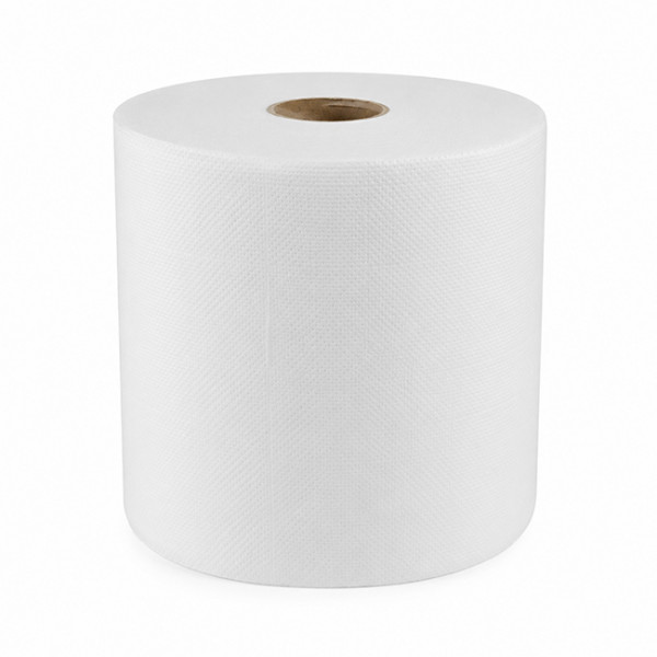 Bobina de paños industriales T1000 de algodón puro de dos capas, resistente y absorbente. Desenrollado central o exterior, ideal para talleres y mecánica.