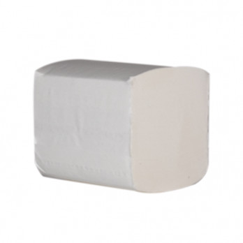 Papel higiénico de 2 capas - Celulosa pura - Paquetes de 225 hojas sueltas entrelazadas