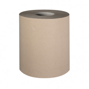 Bobina MAXI Papel Limpieza y Secado T450 Celulosa Reciclada Kraft 112 metros x 6 rollos