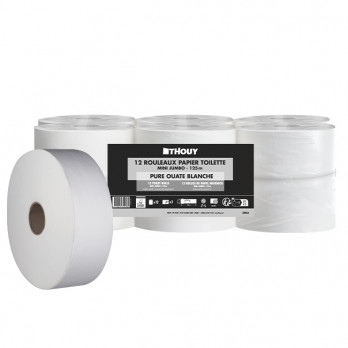 Papel higiénico 2 capas - Celulosa Pura. Mini jumbo 125 m