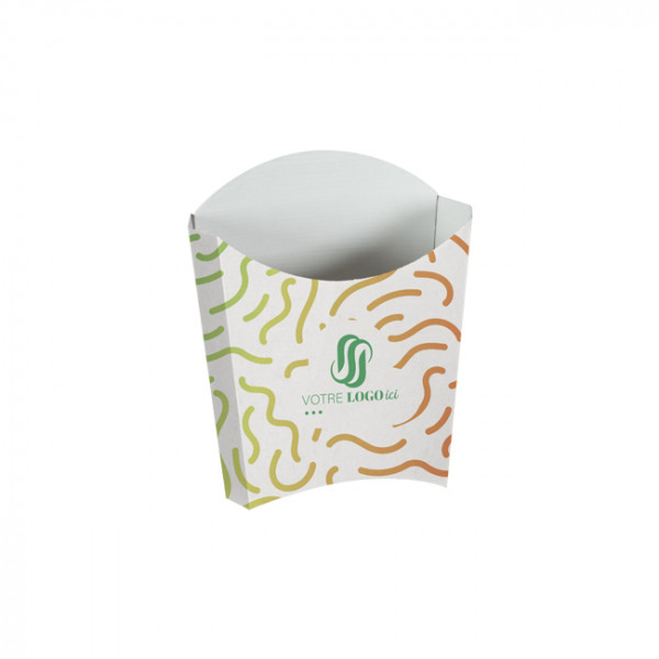 Caja personalizada para fichas en cartón blanco de 135 g - Impresión en cuatricromía sin límite de colores