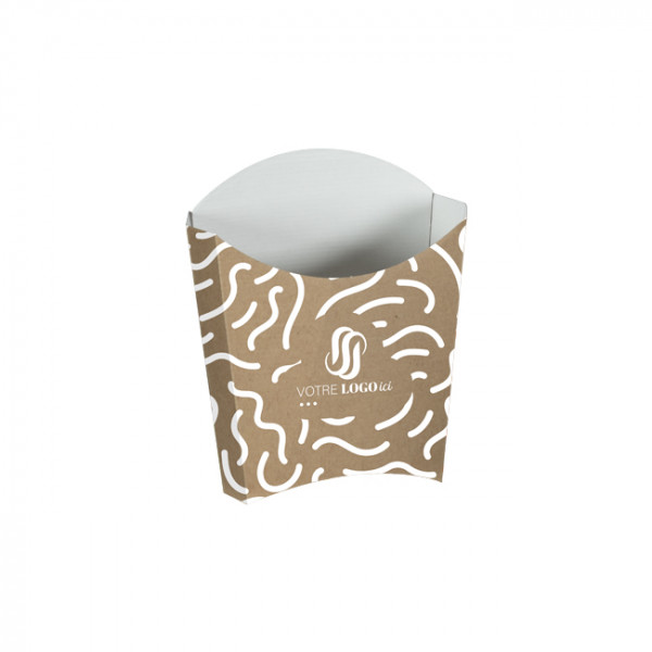 Caja para fichas personalizada en cartón kraft de 135 g - Impresión en hasta 4 colores