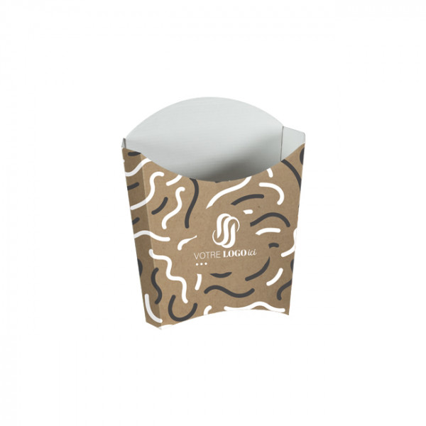 Caja para fichas personalizada en cartón kraft de 135 g - Impresión en hasta 4 colores