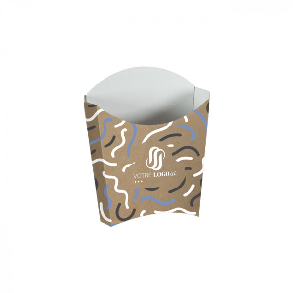 Caja para fichas personalizada en cartón kraft de 135 g - Impresión en hasta 4 colores