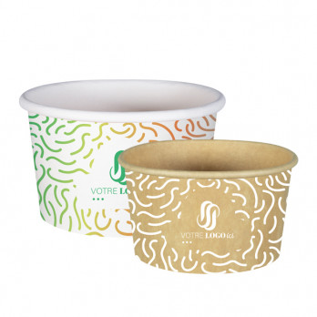 Tarrinas de helado de cartón personalizadas