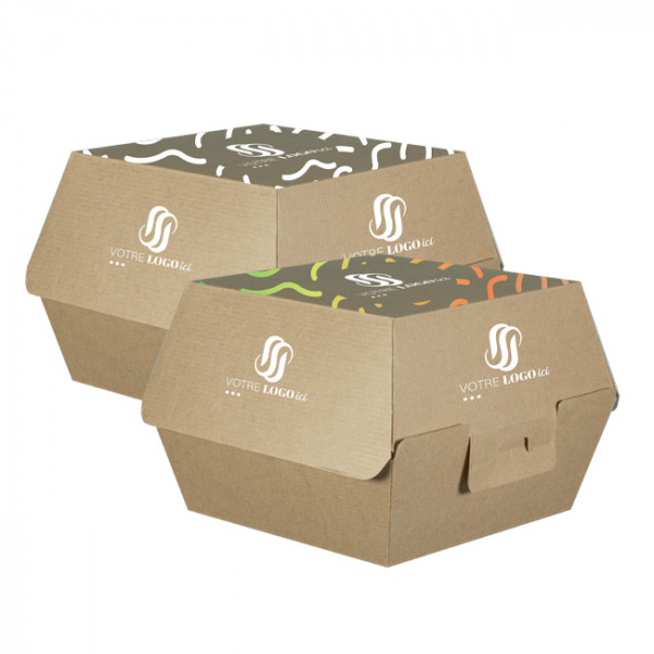 Cajas de cartón para hamburguesas personalizadas