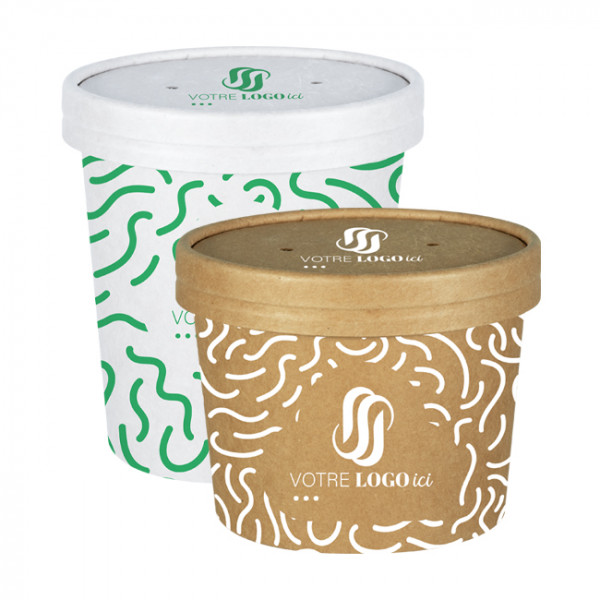 Tarros de sopa de cartón personalizados