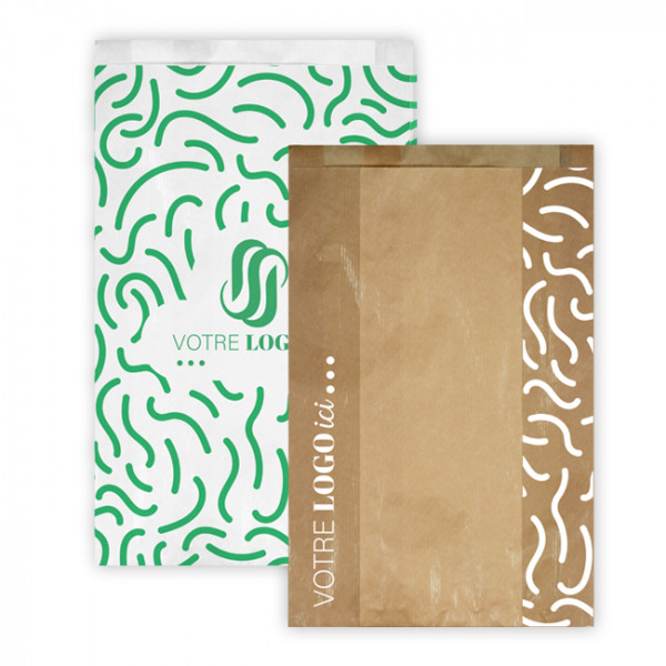 Bolsas de papel para brioche personalizadas para panaderías y pastelerías