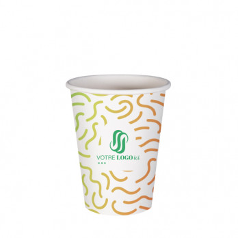 Vaso 12 Oz 100% cartón 0% plástico personalizado - Impresión a color ilimitada
