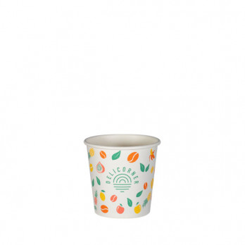 Vaso de papel personalizado de 4 oz - Impresión en color ilimitada