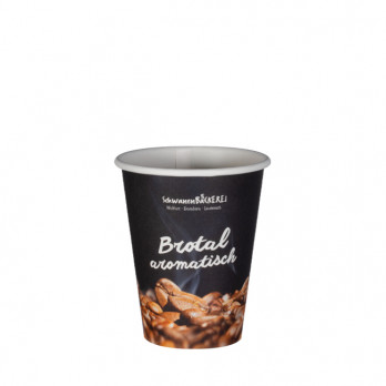 Vaso de papel personalizado de 8 oz - Impresión en color ilimitada