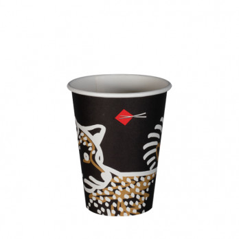Vaso de cartón personalizado de 12 oz - Impresión en color ilimitada