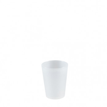Vaso reutilizable translúcido de 12 cL